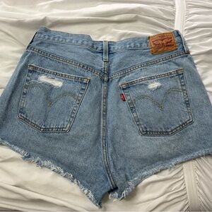 Levi’s cutoff denim shorts
